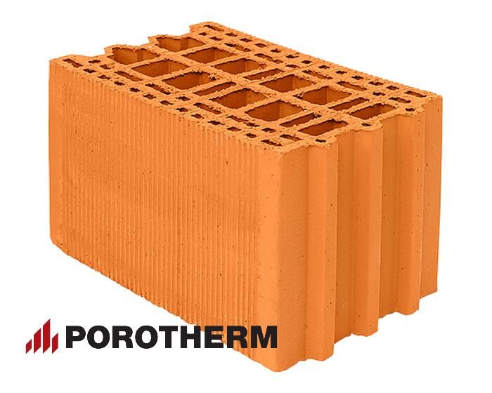 Поризованный керамический блок Porotherm 25М (10,67 НФ) Винербергер