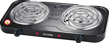 Настольная плита Viconte VC-906 черная