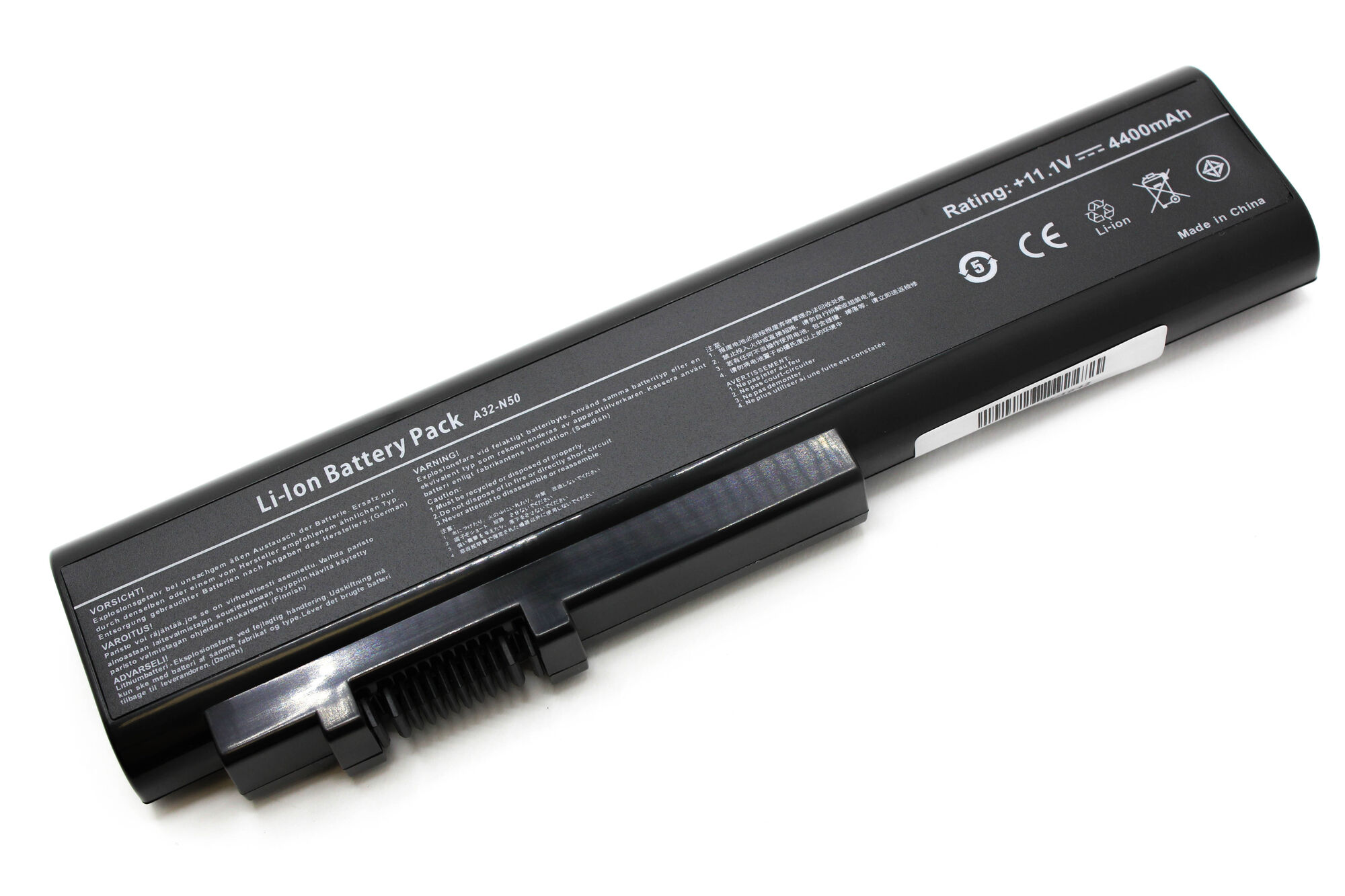 Аккумулятор для Asus N50 (11.1V 4400mAh) p/n: A32-N50