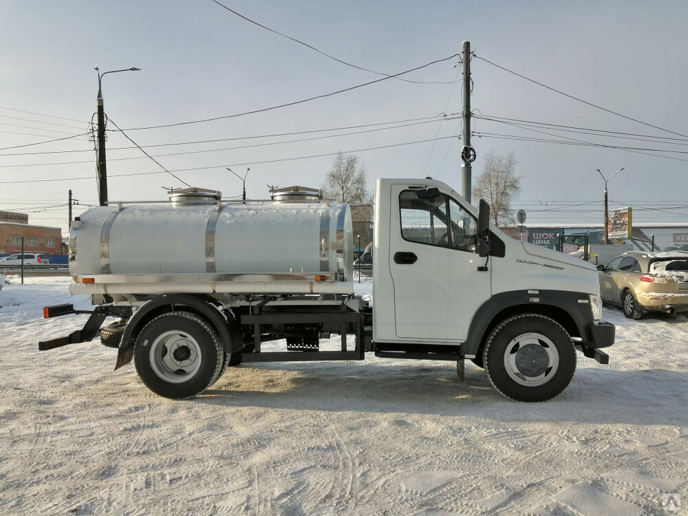 Молоковоз на базе ГАЗ С41R13 на 4200 литров