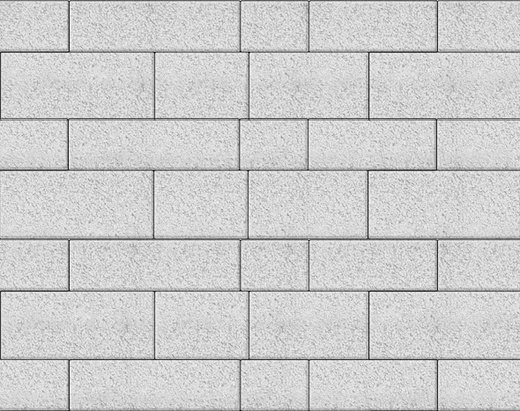 Тротуарная плитка Арт-сити белая гранит 375х150х60