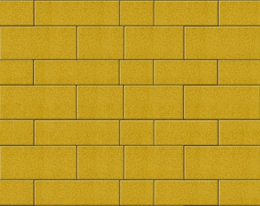 Тротуарная плитка Арт-сити желтая гранит 375х150х60