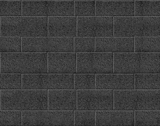 Тротуарная плитка Арт-сити черная гранит 375х150х60
