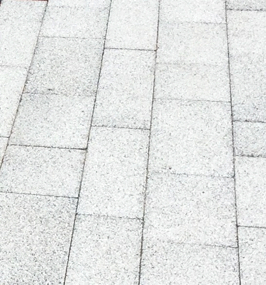 Тротуарная плитка Арт-сити белый купер/гранит 375х150х60