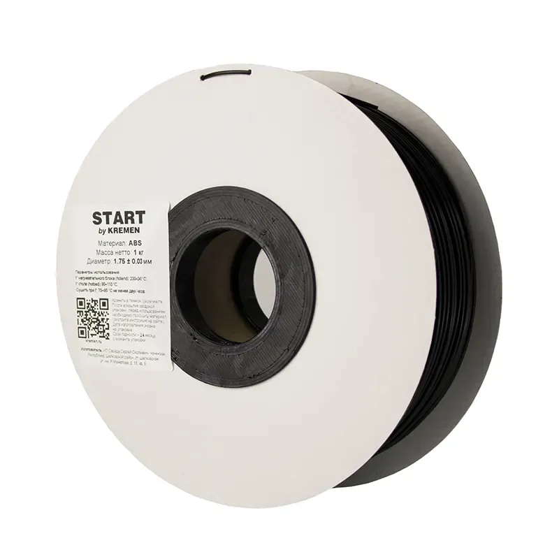 Пластик для 3D принтера Филамент "Kremen Start ABS" Белый (1 кг)