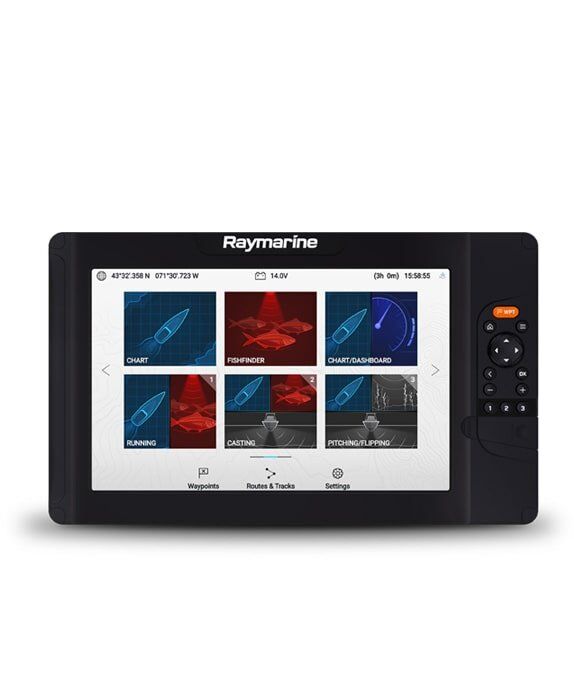 Эхолот Raymarine Element 9 HV - 9" Chart Plotter with CHIRP Sonar, HyperVision, Wi-Fi & GPS, No Chart & No