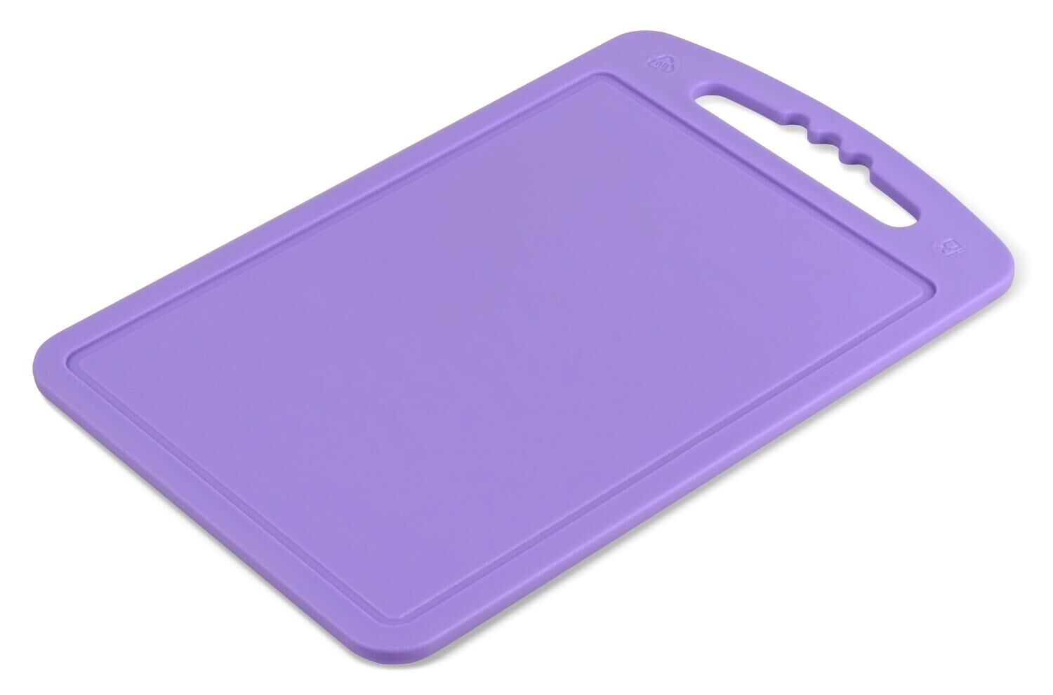 Доска разделочная пластик 15x24 см малая фиолетовая