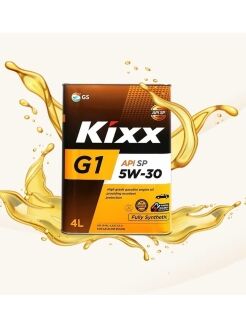 Масло моторное KIXX G1 SP 5W30 синтетика. 4 л. 1