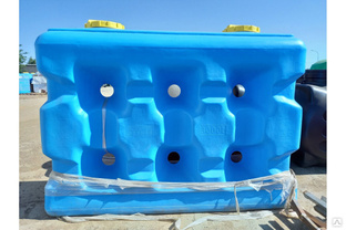 Бочка пластиковая прямоугольная 3 куба (3000 литров) для водоснабжения, водоочистки #1