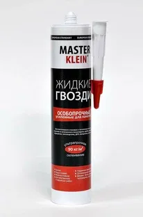 Жидкие гвозди "Master Klein" особопрочные для панелей (белые) картридж 310 мл/440 гр (12шт/кор)