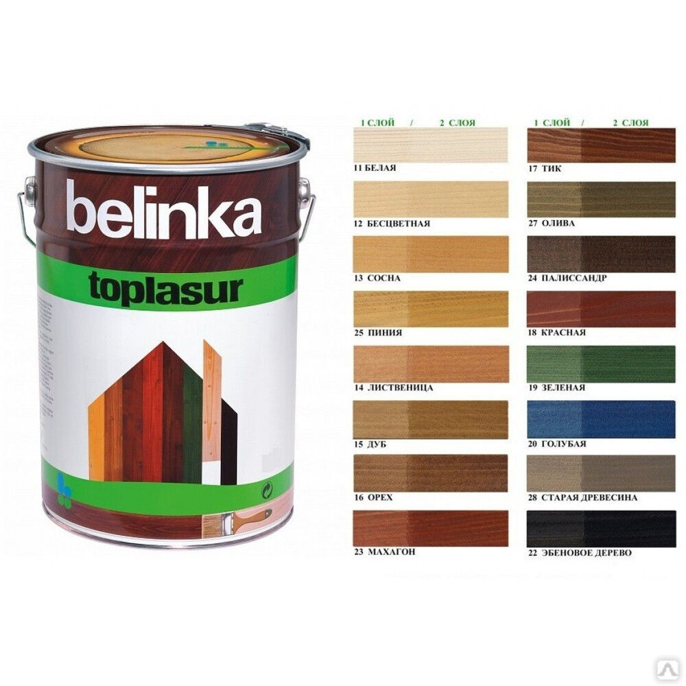Пропитка для древесины Belinka Toplasur №12 бесцветная 1 л