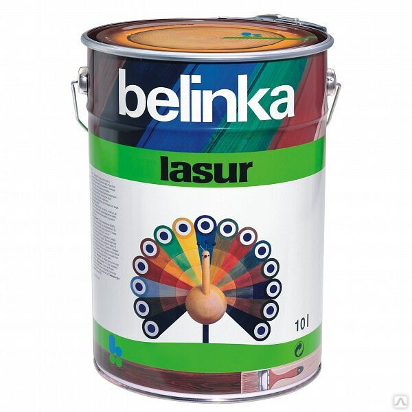 Пропитка для древесины Belinka lasur №11 белая 10 л
