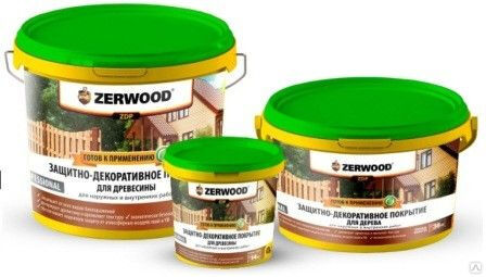 Пропитка по дереву Zerwood ZDP аквалазурь бесцветная 0,9кг (И)