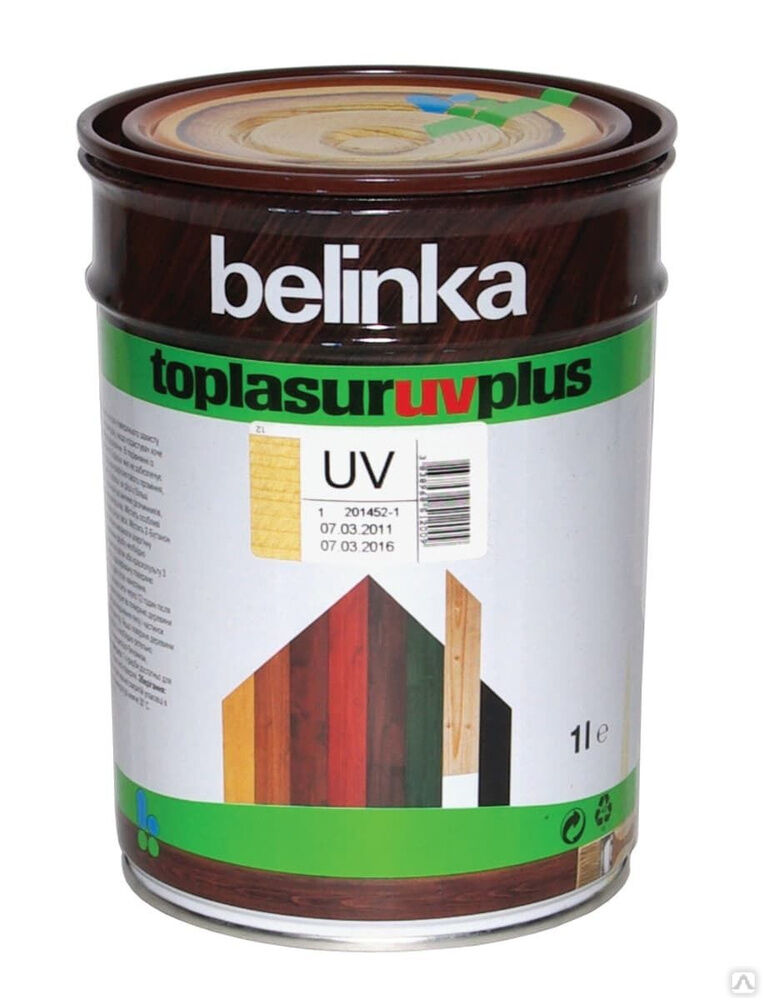 Пропитка для древесины Belinka Toplasur UV PLUS 1 л