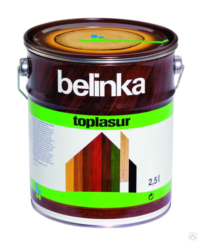 Пропитка для древесины Belinka Toplasur №11 белая 2,5 л