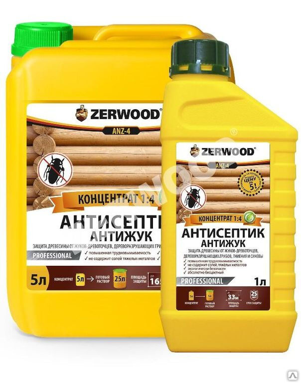 Zerwood. Пропитка Антижук антисептик ZERWOOD ANZ-4 5л канистра. Антисептик для дерева концентрат ЗЕРВУД. Состав антисептический для древесины Антижук 5 л. Антисептик ZERWOOD невымываемый AKN-12 1л зеленый.