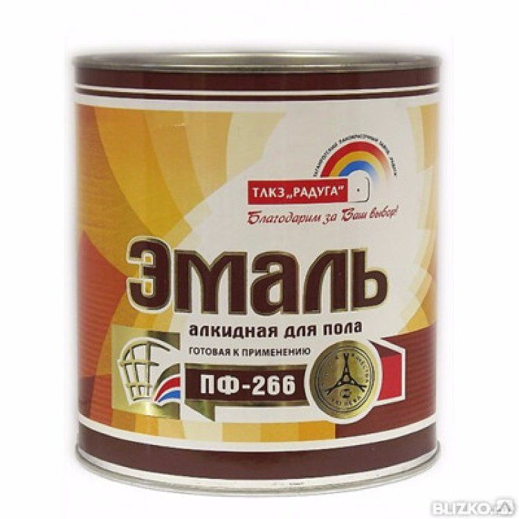 Эмаль ПФ-266 Радуга Maler красно-коричневая 0,4кг