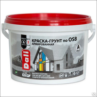 Краска-грунт по OSB DALI база А белая 3кг Рогнеда