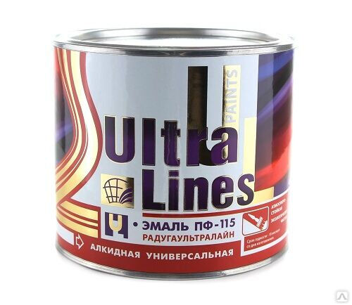 Грунт ГФ-021 Радуга Maler Ultra Lines красно-коричневый 2,6 кг