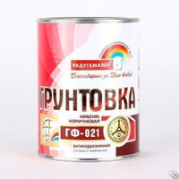 Грунт ГФ-021 Радуга Maler красно-коричневый 0,9 кг ГОСТ 25129-82