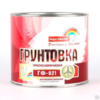 Грунт ГФ-021 Радуга Maler красно-коричневый 2,7 кг ГОСТ 25129-82