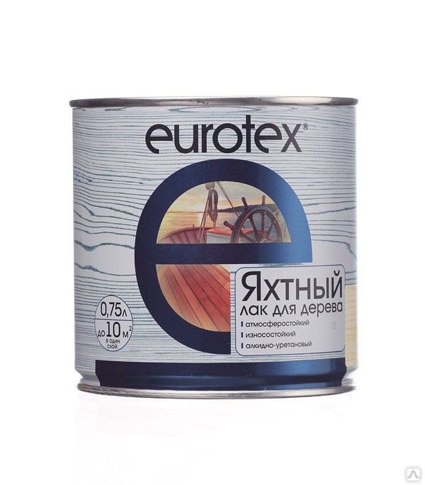 Лак яхтный EUROTEX глянцевый 0,75л Рогнеда