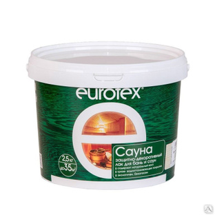 Лак для сауны EUROTEX 2,5л Рогнеда 