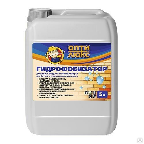 Добавка водоотталкивающая Оптилюкс 10л п/э Гидрофобизатор (И)