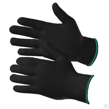 Перчатки нейлоновые б/облива черные/раз 8(М) Gward Touch Black