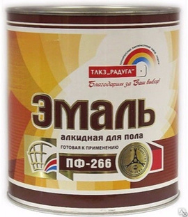 Эмаль ПФ-266 Радуга Maler желто-коричневая 2,7кг 