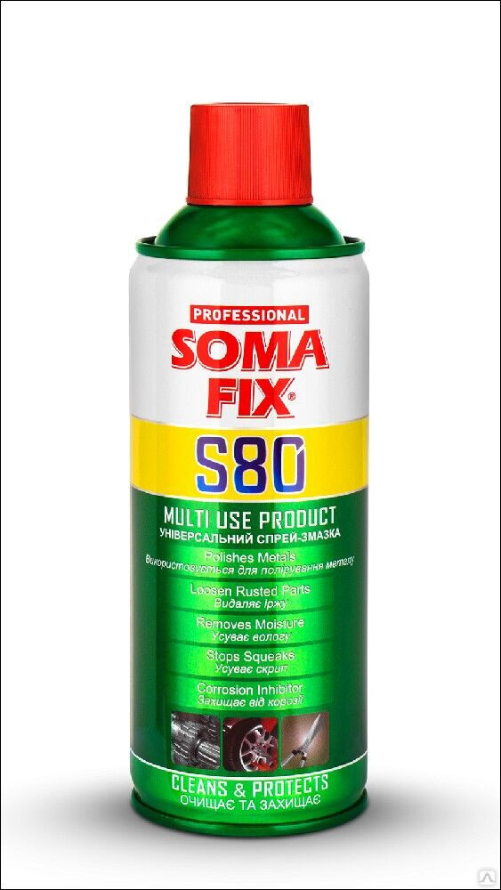 Смазка-спрей универсальная SOMA FIX 400мл / S80