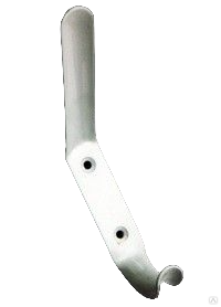 Крючок-вешалка №4 белый 150мм