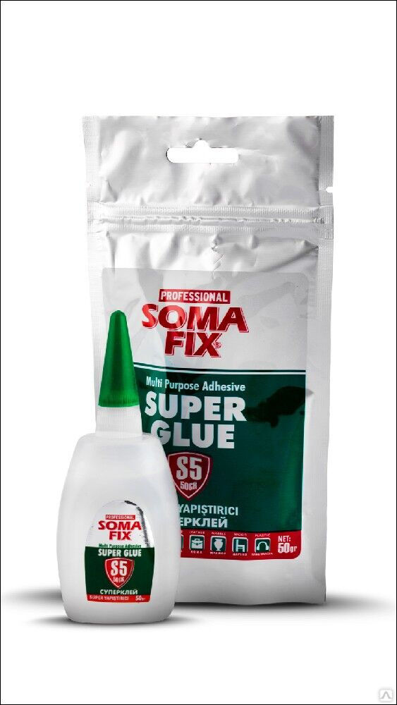 Клей супер клей SOMA FIX 50г / S-5