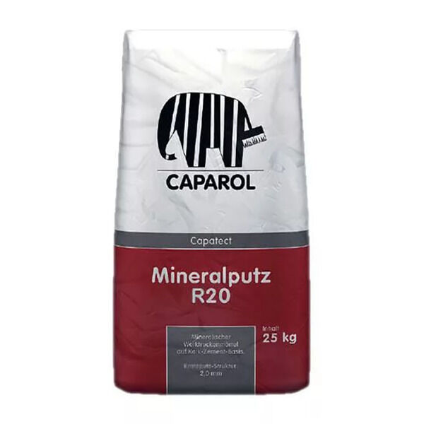 Штукатурка декоративная минеральная CAPAROL Capatect MineralPutz R20, 25 кг