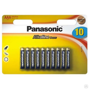 Батарейка Panasonic Alkaline Power LR03, 10шт. 