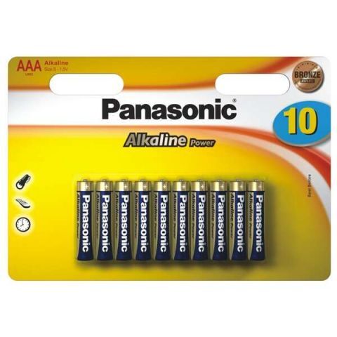 Батарейка Panasonic Alkaline Power LR03, 10шт.
