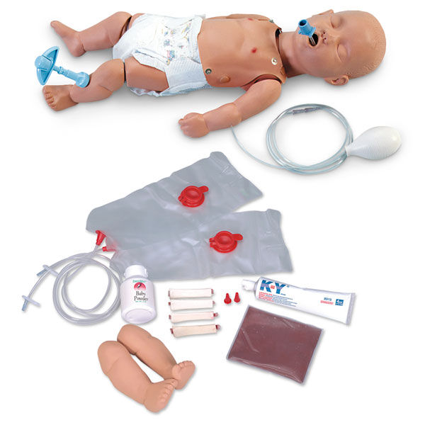 Педиатрический манекен поддержания жизни новорожденного (манекен с симулятором аритмий)