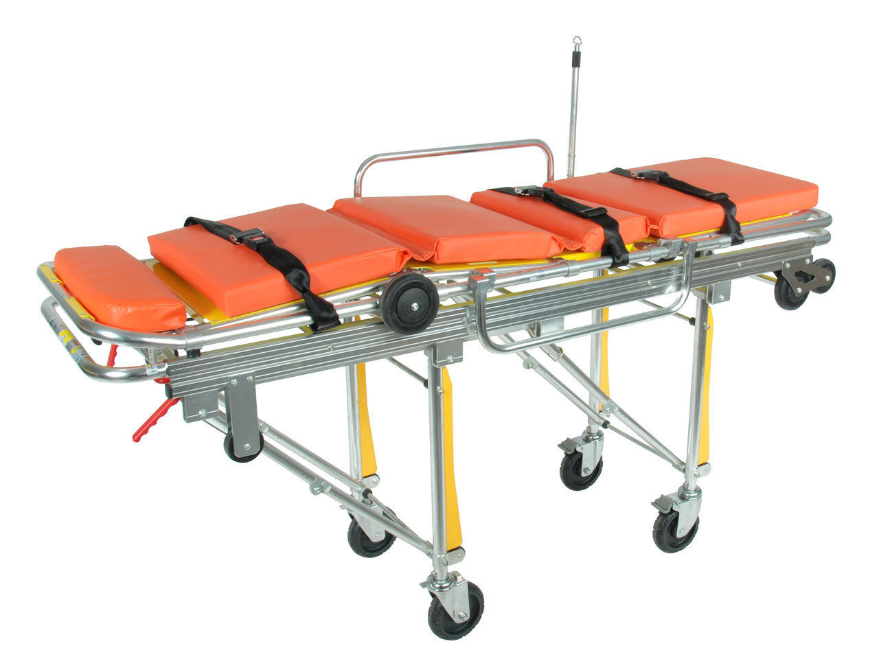 Каталка для автомобилей скорой медицинской помощи ММ-А3-1 со съемными кресельными носилками