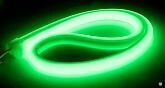 Светодиодный шнур NeonLine ELF фронтальный изгиб 12В IP68 10 м зеленый