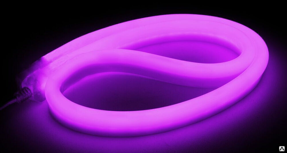 Светодиодный шнур NeonLine ELF боковой изгиб 12В IP68 5 м пурпурный