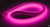 Светодиодный шнур NeonLine ELF фронтальный изгиб 12В IP68 10 м розовый #1