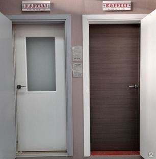 Двери для косметологического кабинета остекленные ПВХ #1