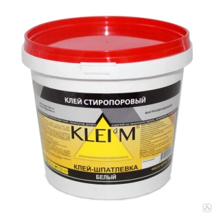 Стиропоровый клей-шпатлевка "KLEIM" 1,0 ( 9шт/кор) 