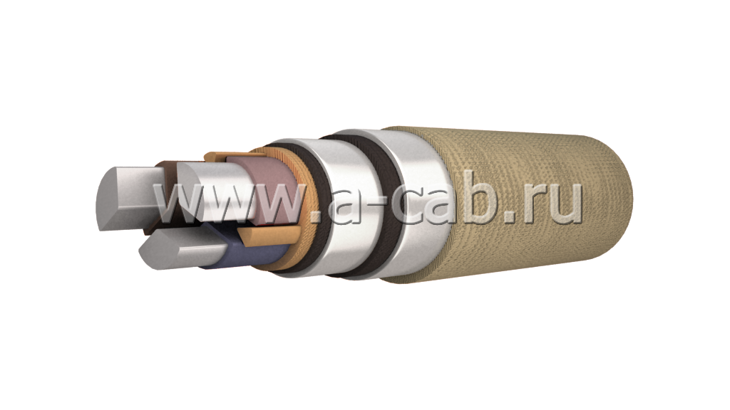 Силовой кабель АСБл 4х95 мс-1