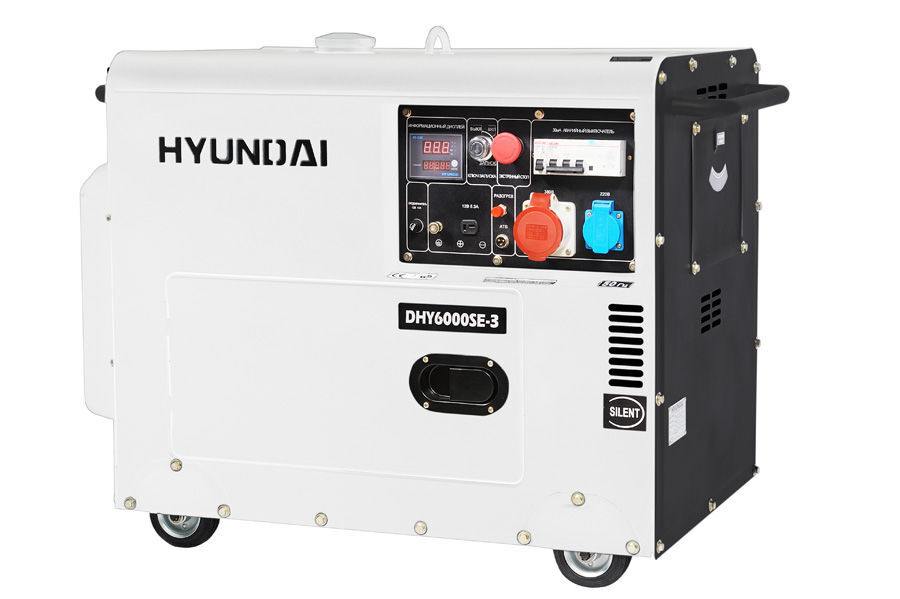 Дизельный генератор HYUNDAI DHY 6000SE-3 1