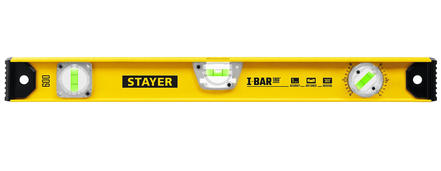 Уровень STAYER I-Bar двутавровый 600 мм