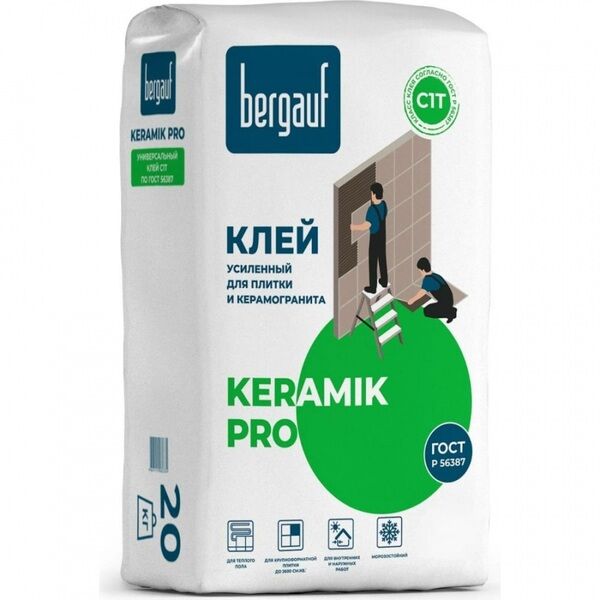 Клей Bergauf Keramik Profi, 25 кг