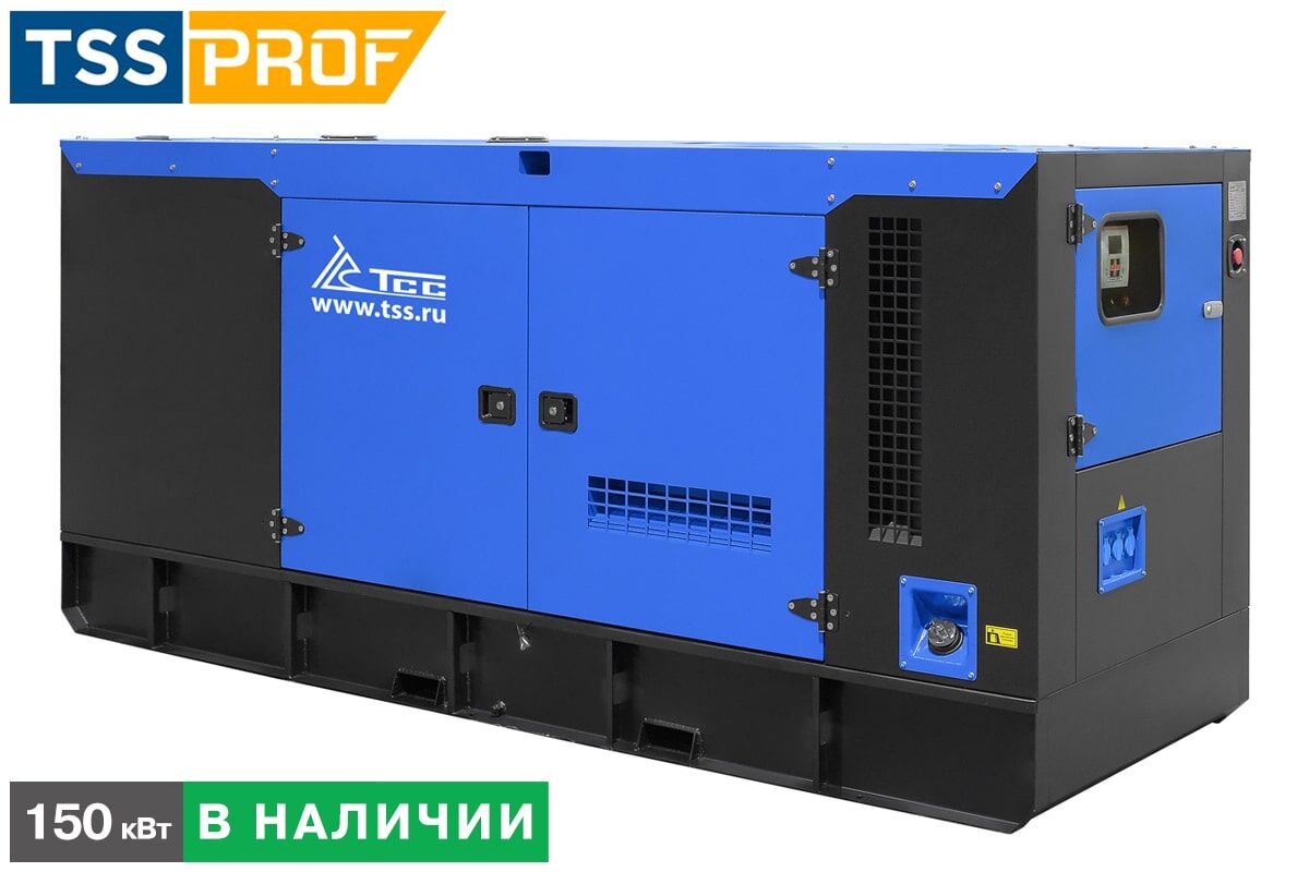 Дизельный генератор ТСС АД-150С-Т400-1РКМ26 в шумозащитном кожухе