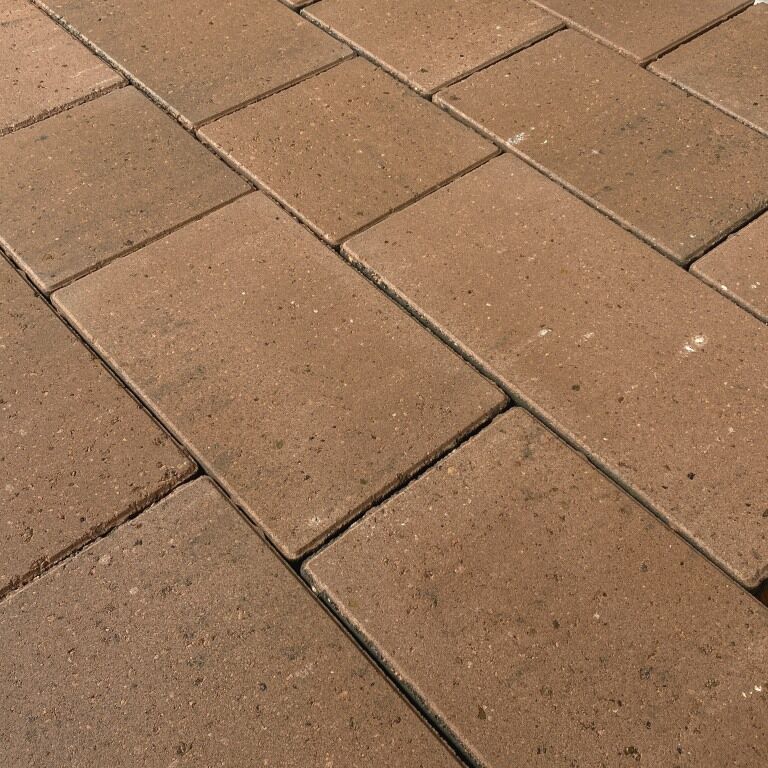 Плитка тротуарная Мультиформат, одлноцветный Какао