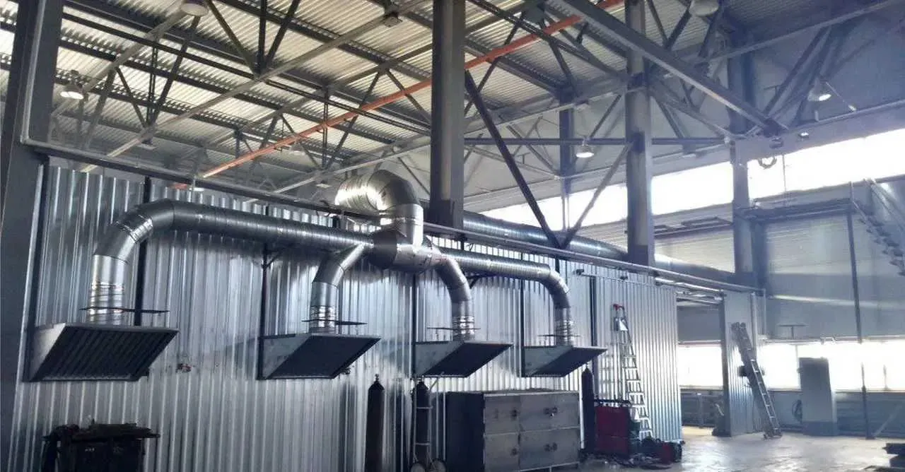 Проектирование и монтаж систем вентиляции сварочного цеха